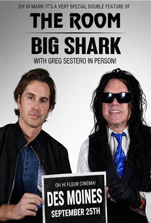 The Room & Big Shark Double Feature poster