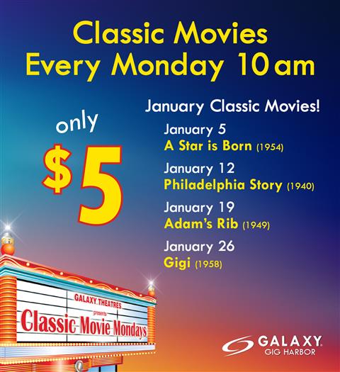 CLASSIC MOVIE MONDAY - Gig - January image