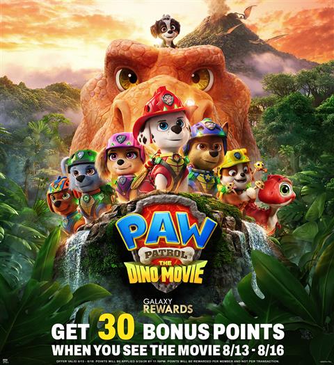 PAW PATROL THE DINO MOVIE - POINTS OFFER image