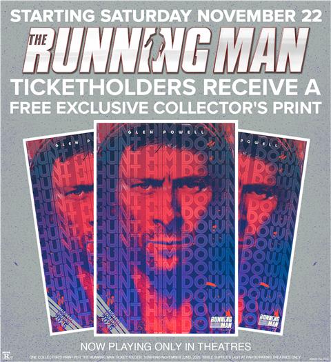 THE RUNNING MAN Collectors Print wk2 image