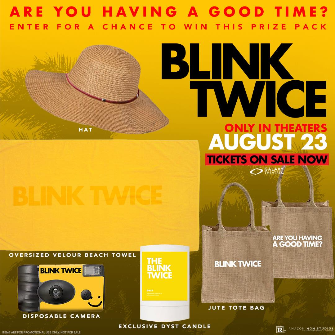 BLINK TWICE GIVEAWAY - OFFICIAL RULES image