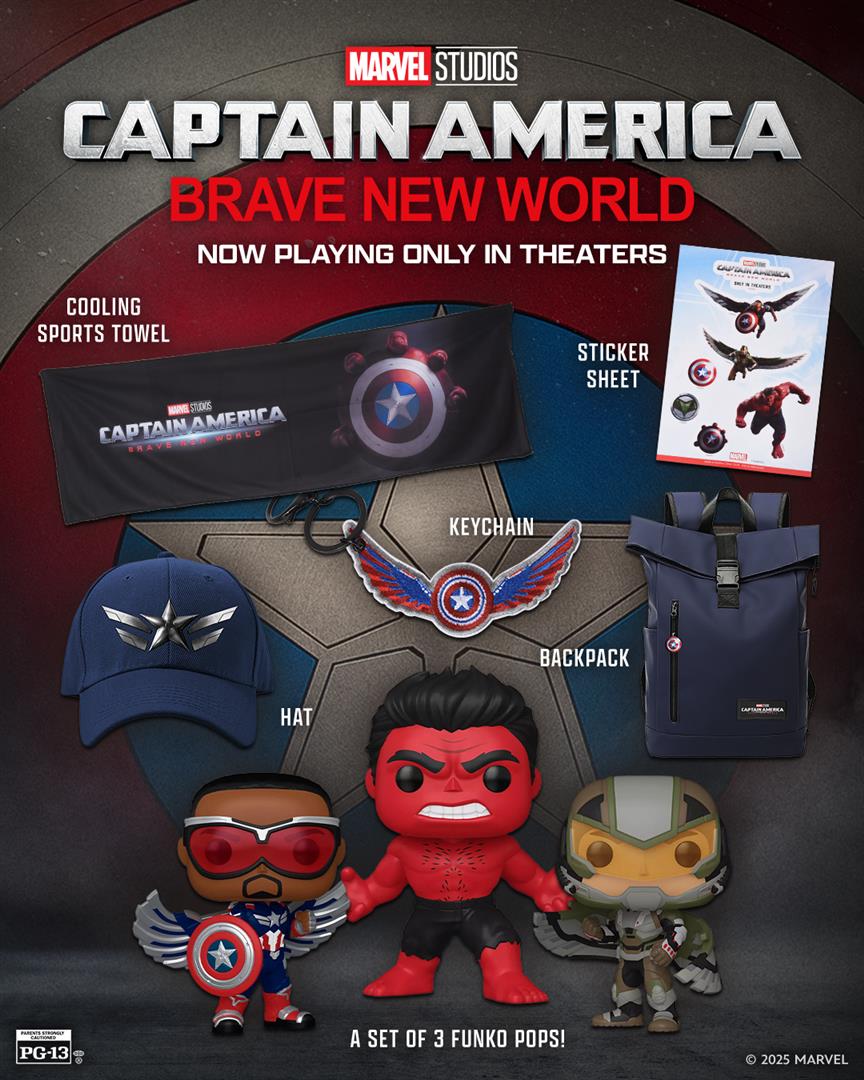 CAPTAIN AMERICA: BRAVE NEW WORLD Prize Pack - Official Rules image