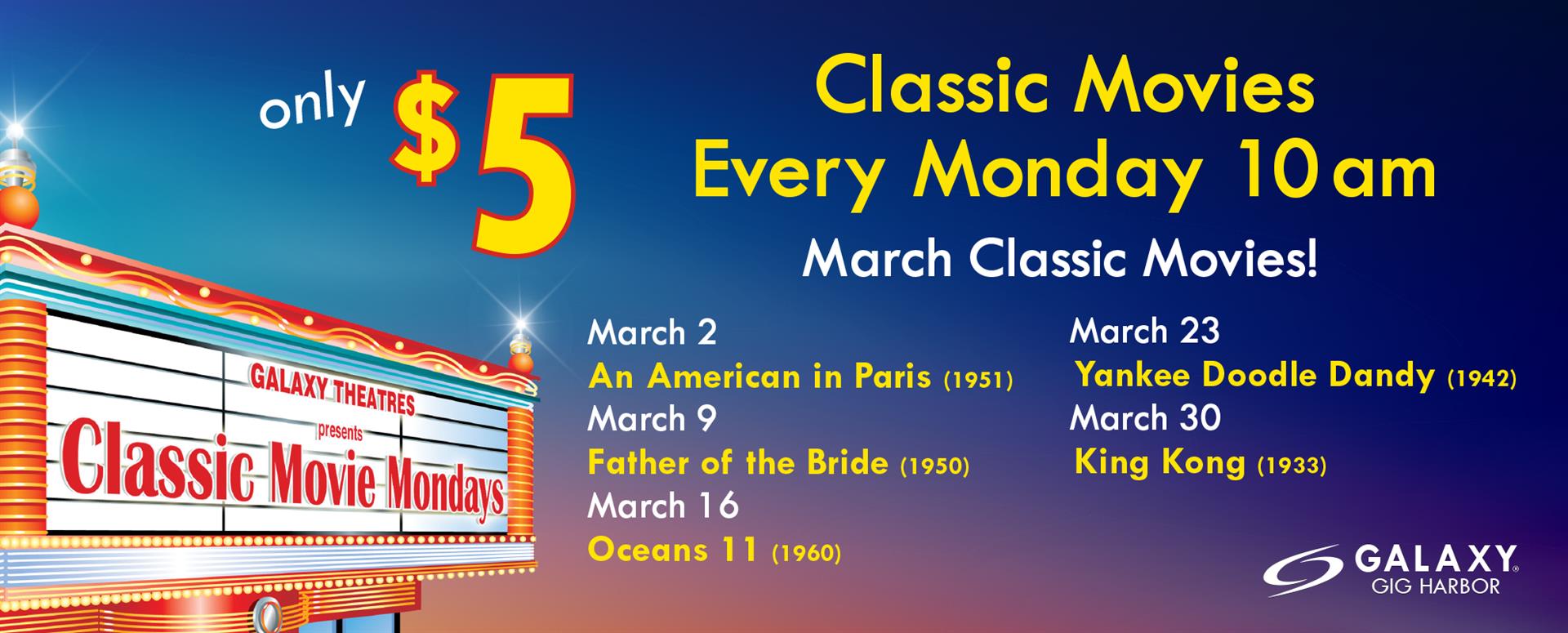 🎬 Classic Movie Mondays! 🎟️  image