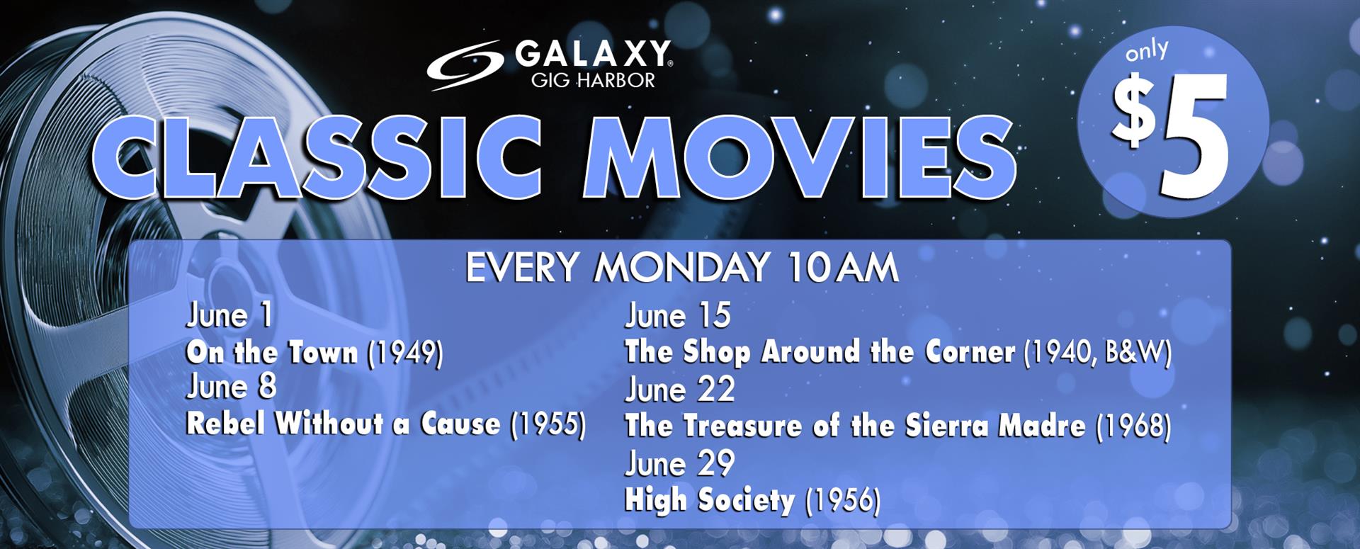 🎬 Classic Movie Mondays! 🎟️  image