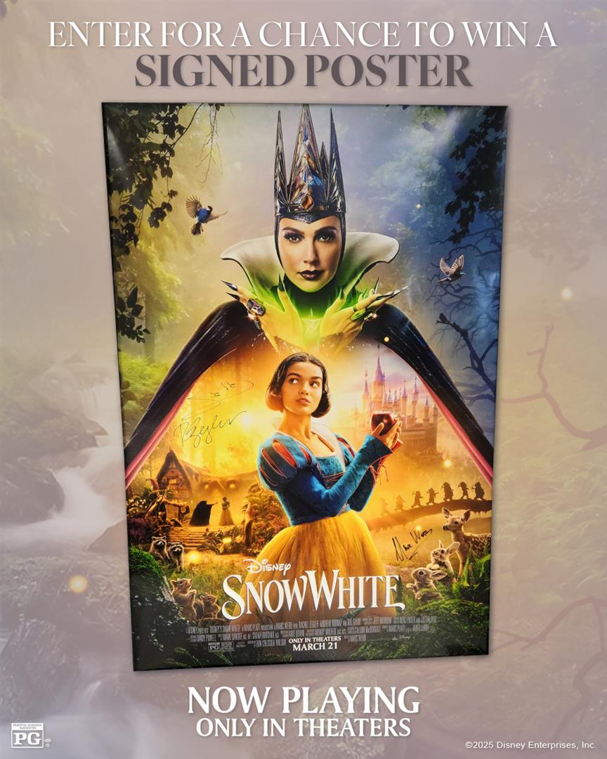 Snow White signed poster giveaway - official rules image