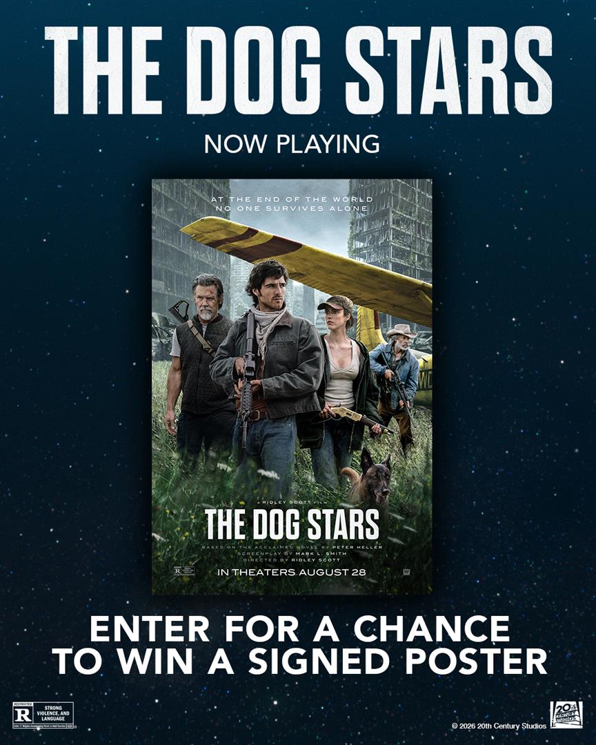 THE DOG STARS Signed Poster REWARDS Giveaway image