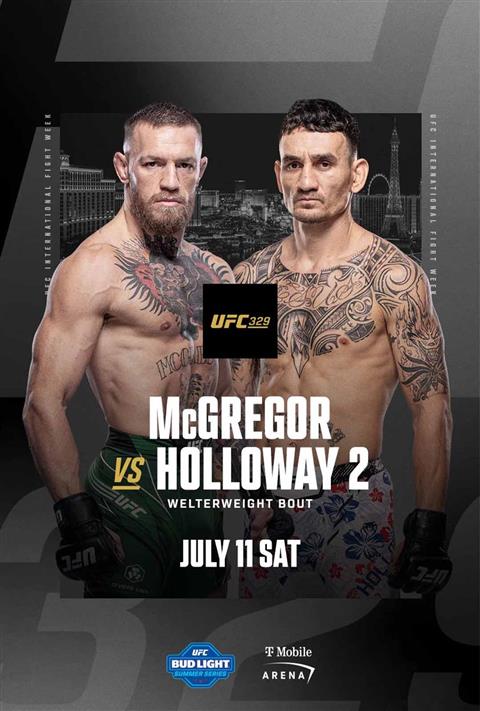 UFC 329 poster