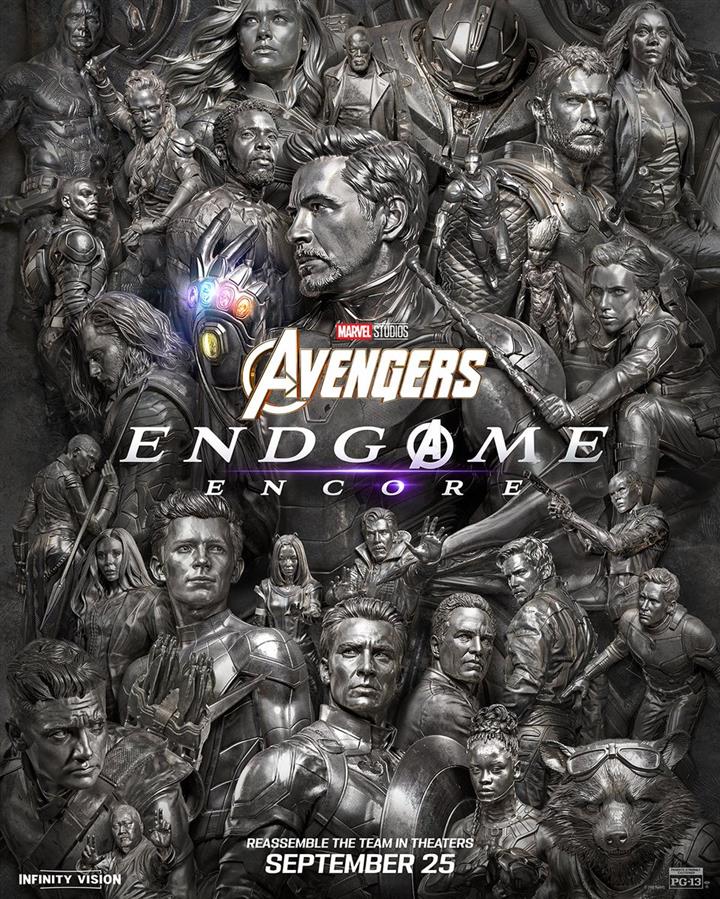 AVENGERS ENDGAME ENCORE Movie Poster