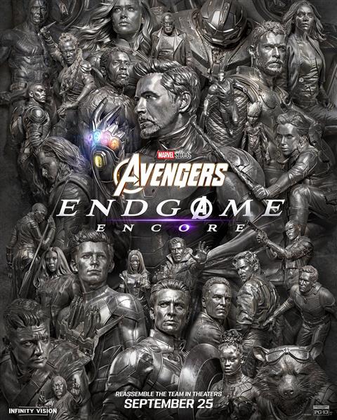 AVENGERS ENDGAME ENCORE poster