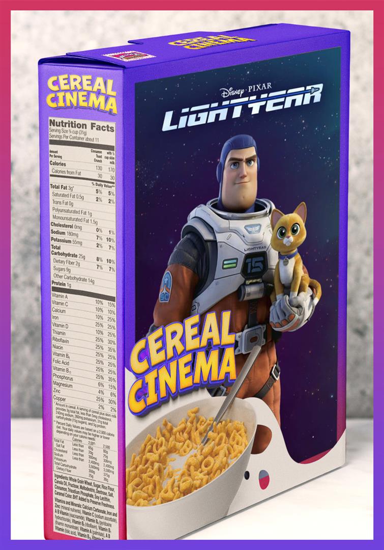 Lightyear: Cereal Cinema poster