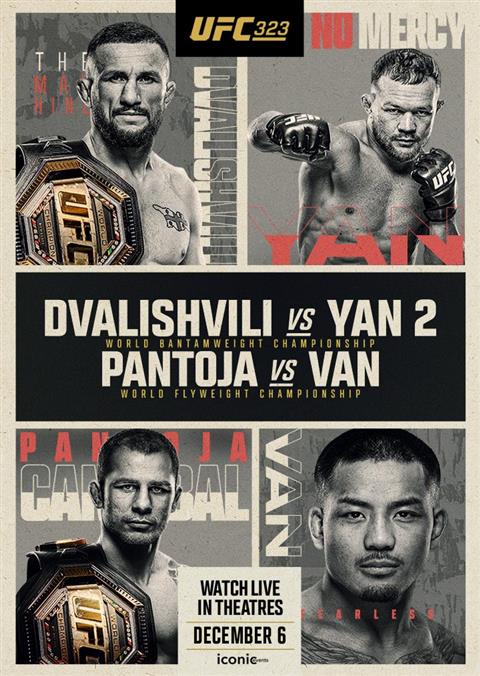 UFC 323 poster