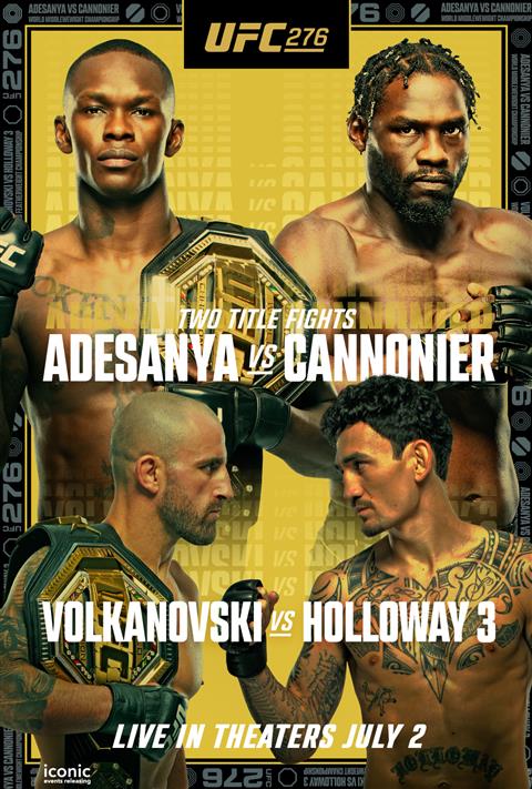 UFC 276 poster
