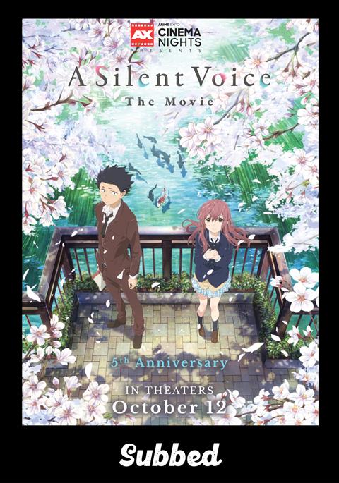 AX Cinema Nights: A SILENT VOICE 5th Anniversary (Subbed) poster