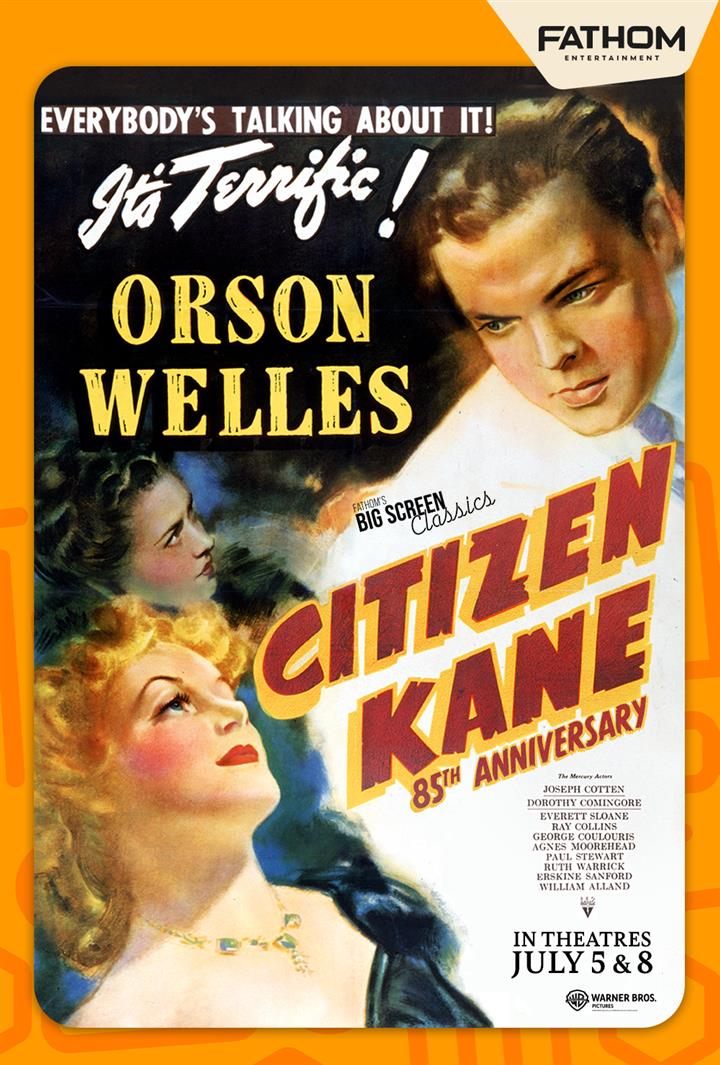 CITIZEN KANE 85th Anniversary Movie Poster