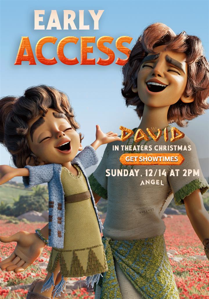 Early Access Screening: DAVID Movie Poster