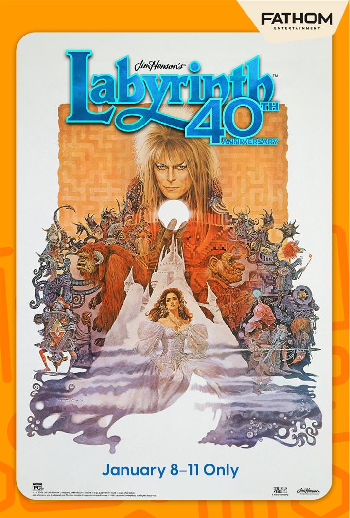 LABYRINTH 40th Anniversary Movie Poster