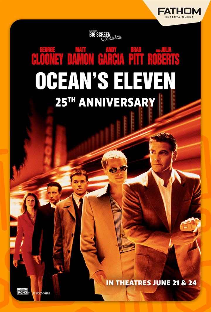 OCEAN'S ELEVEN 25th Anniversary Movie Poster
