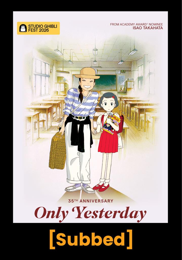 ONLY YESTERDAY 35th Anniversary - Studio Ghibli Fest 2026 (Subbed) Movie Poster