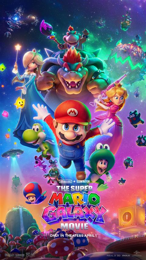 THE SUPER MARIO GALAXY MOVIE poster