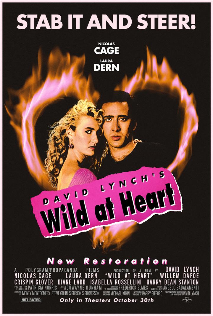 WILD AT HEART 4K Restoration Movie Poster