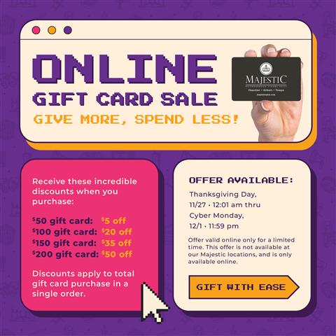 2025 Online Gift Card Sale image