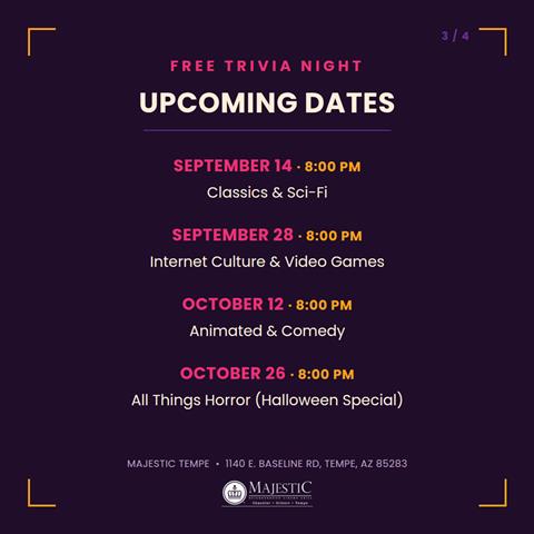 Tempe Trivia Banner image