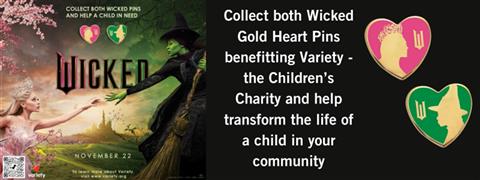 THE WICKED GOLD HEART PIN image