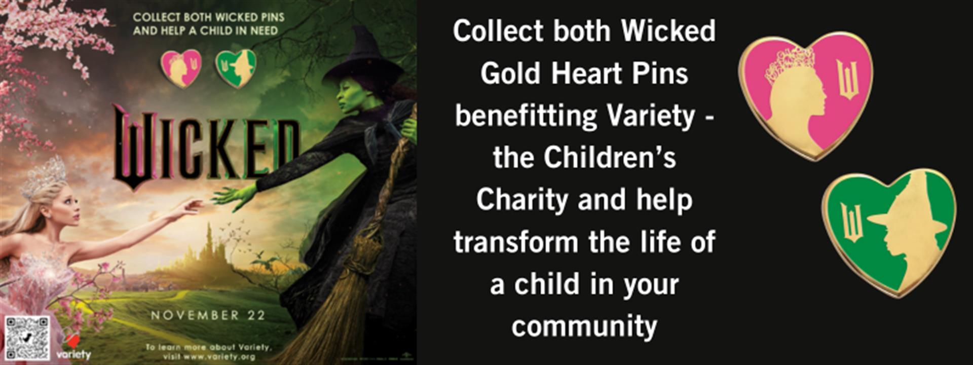 THE WICKED GOLD HEART PIN image