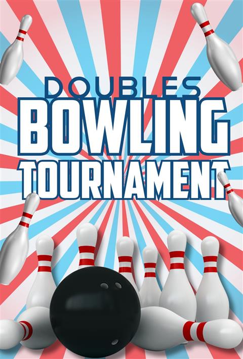 DOUBLES BOWLING TOURNAMENT poster