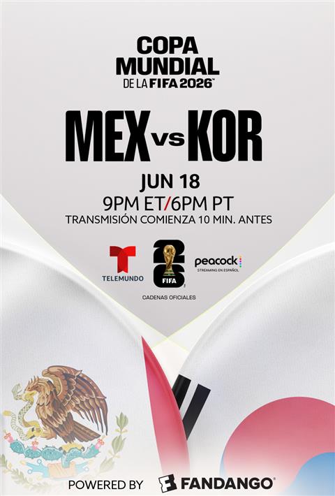 MEXICO VS KOREA REPUBLIC - IN SPANISH poster