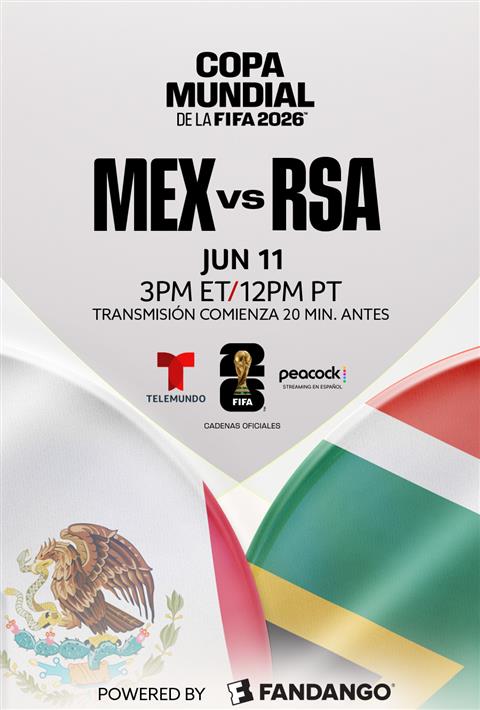 MEXICO VS SOUTH AFRICA - IN SPANISH poster