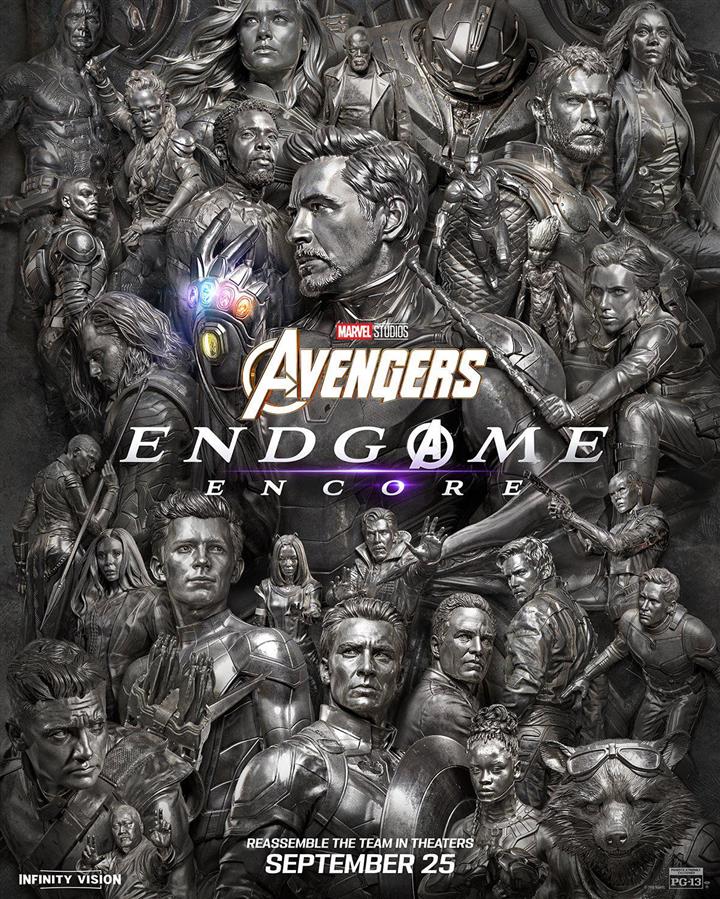 AVENGERS ENDGAME ENCORE Movie Poster