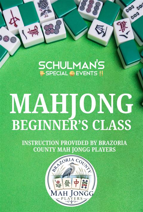 MAHJONG BEGINNERS CLASS poster