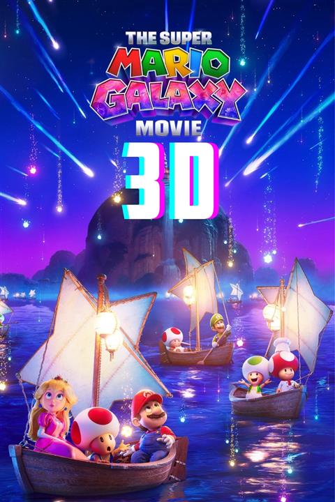 SUPER MARIO GALAXY MOVIE 3D poster
