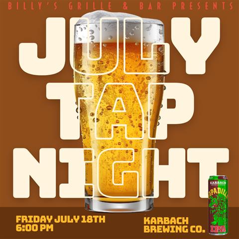 Bay City July Tap Night image