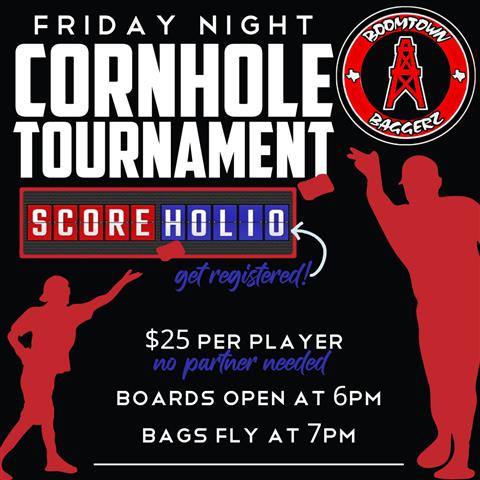 Friday Cornhole Tournament_Corsicana image