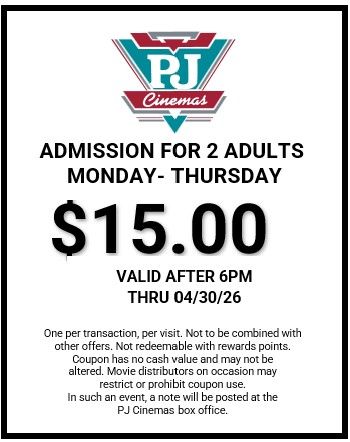 Weeknight Coupon for Two image