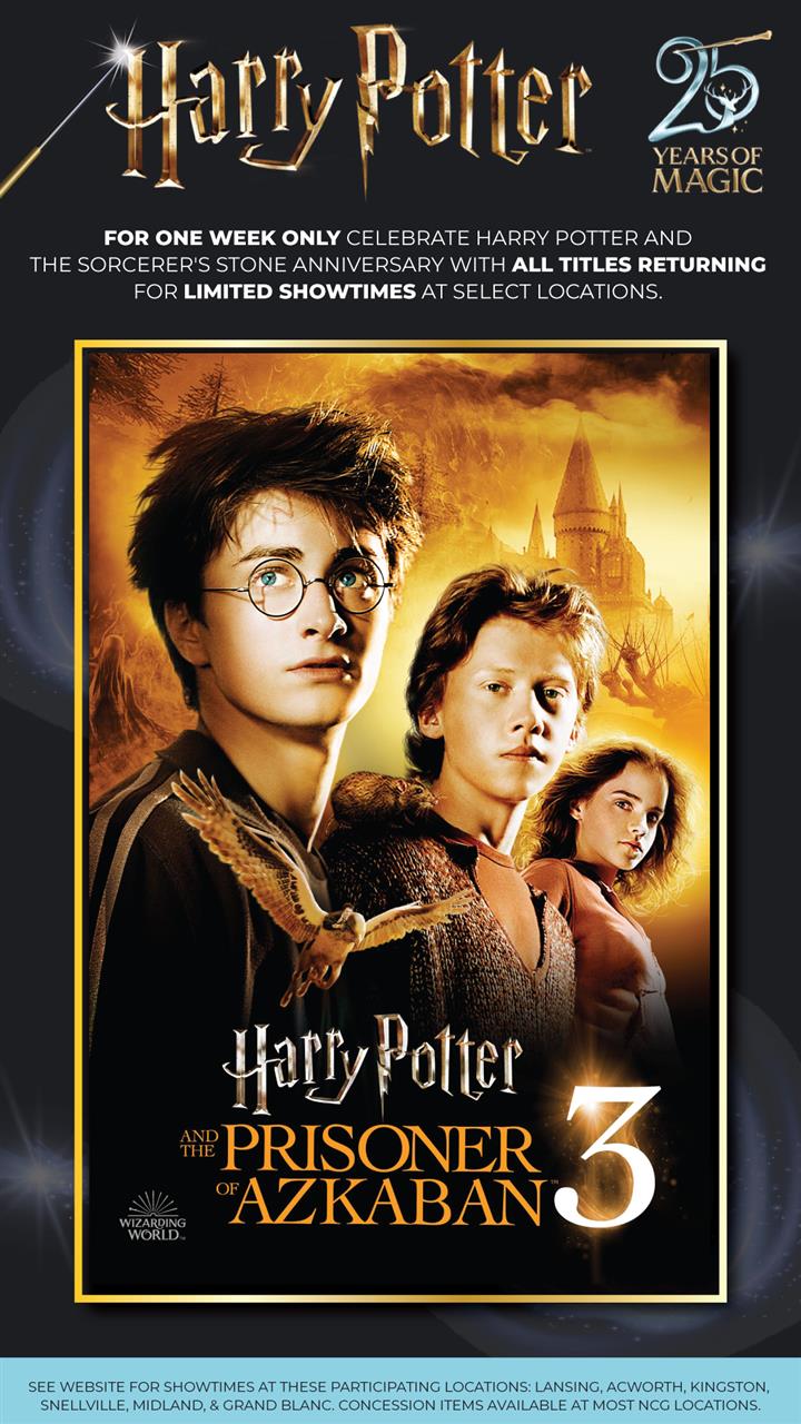 Harry Potter and the Prisoner of Azkaban Movie Poster