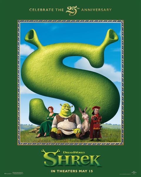 Shrek (25th Anniversary) poster