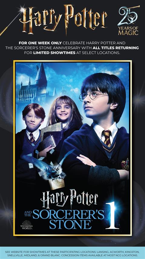 Harry Potter and the Sorcerer's Stone: 25th Anniv. poster