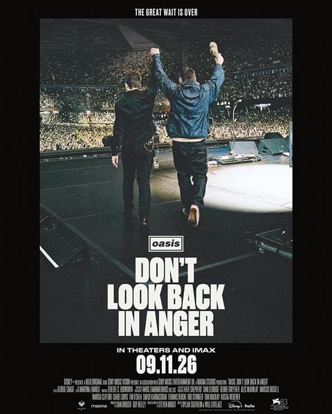 Oasis: Don't Look Back In Anger - IMAX Early Acces poster