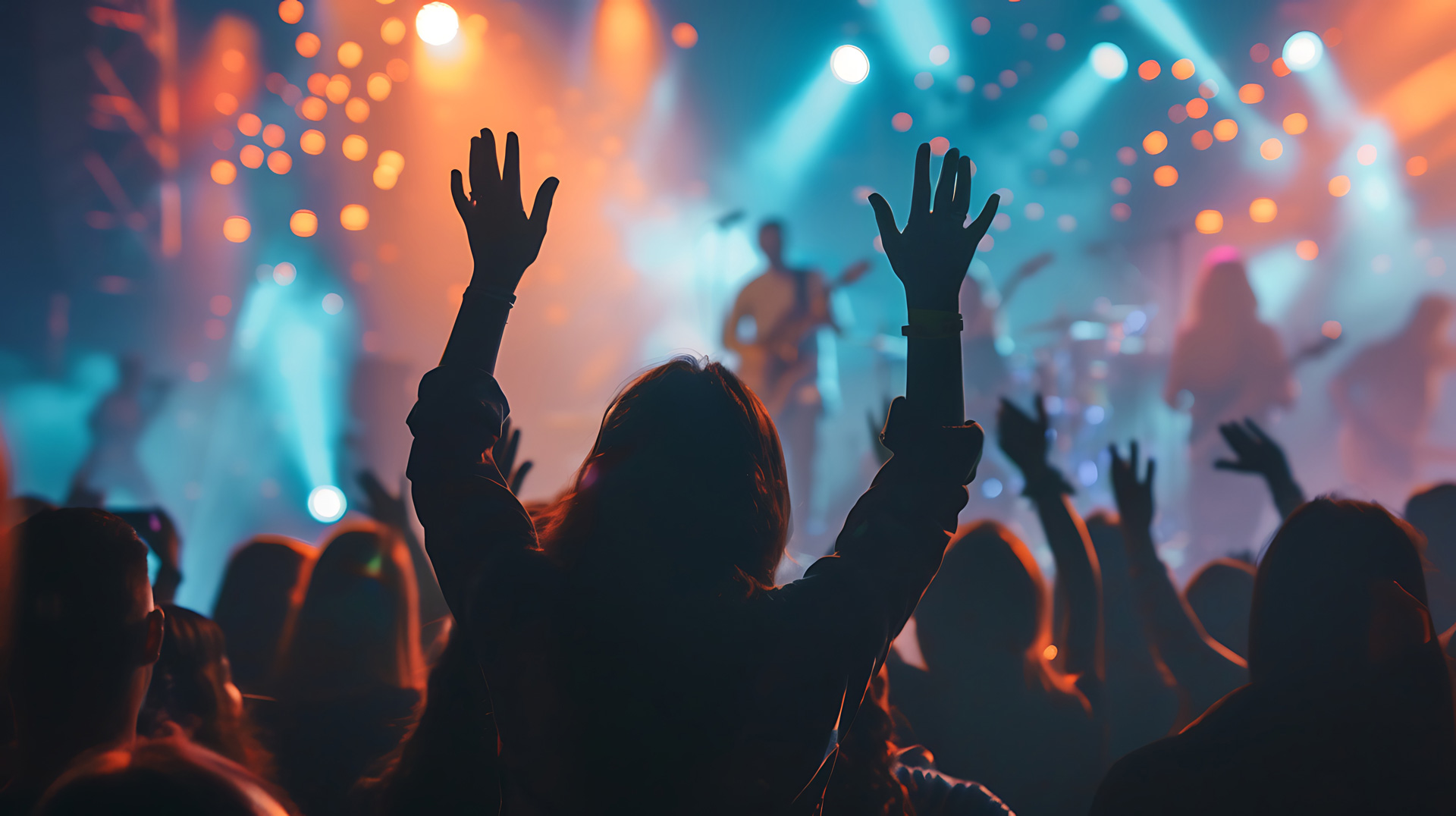 People at a concert
