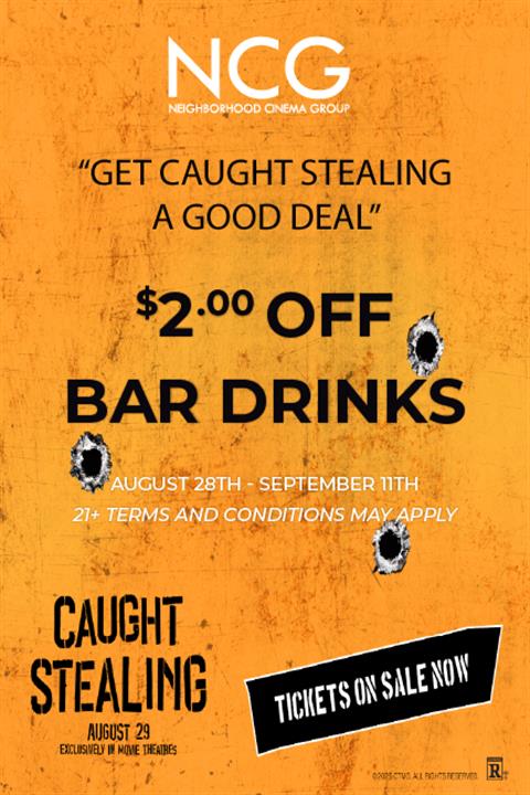 Caught Stealing Bar Promotion image