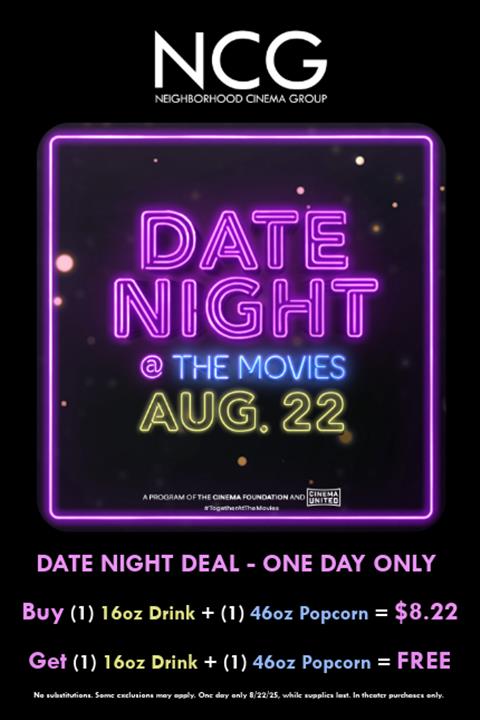 Date night at the movies - assets  image
