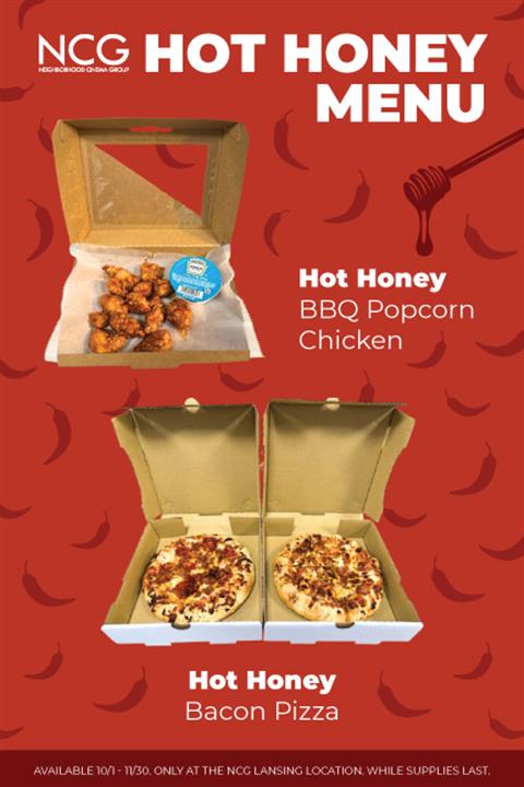 Lansing Hot Honey Menu  image
