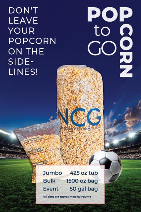 Popcorn to go world cup image
