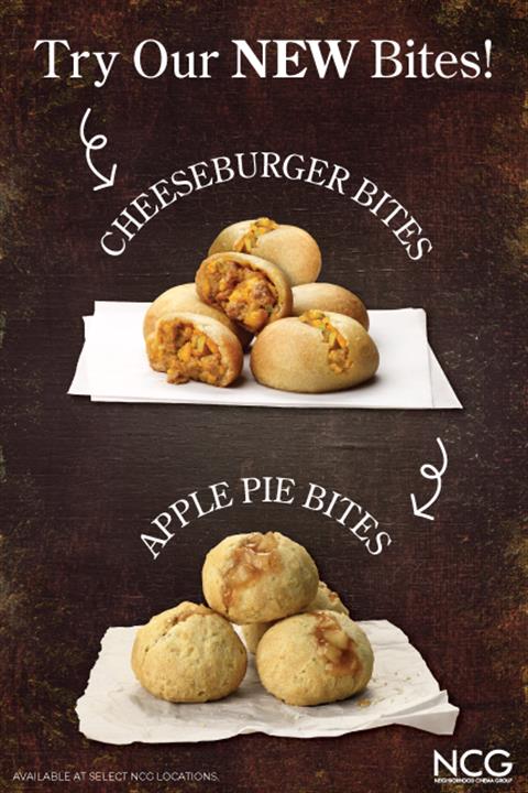 Bites - Cheeseburger and apple  image