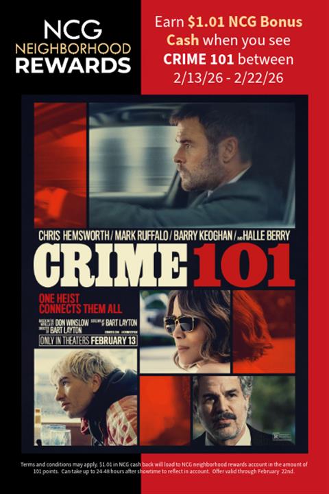 Crime 101 Loyalty Promotion image