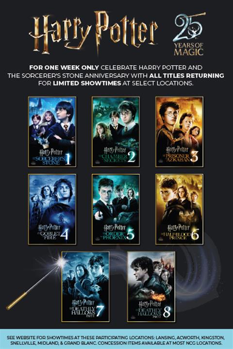 Harry Potter 25th anniversary image