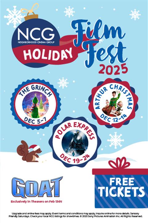 Holiday Free Film Fest image
